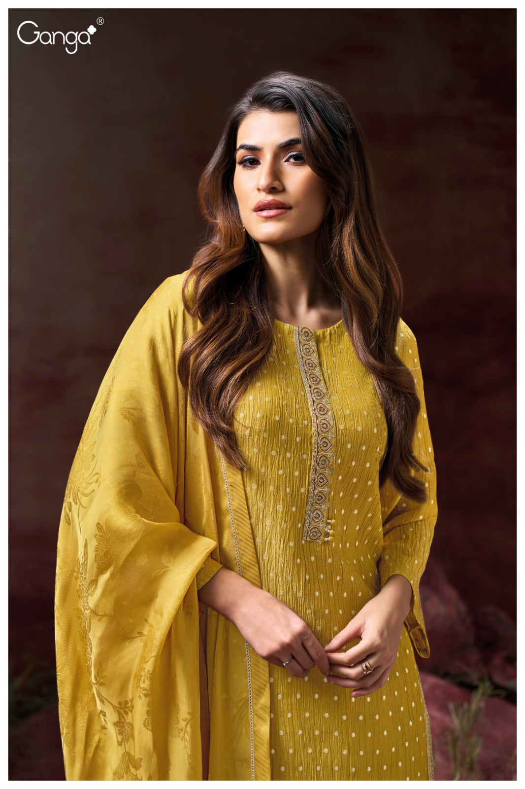 Ganga SRIA S3126| Ganga Suits Wholesaler in Rohtak – Ashok Lal & Sons