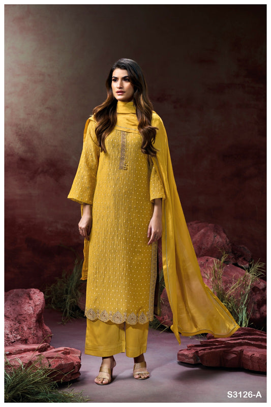 Ganga SRIA S3126| Ganga Suits Wholesaler in Rohtak – Ashok Lal & Sons