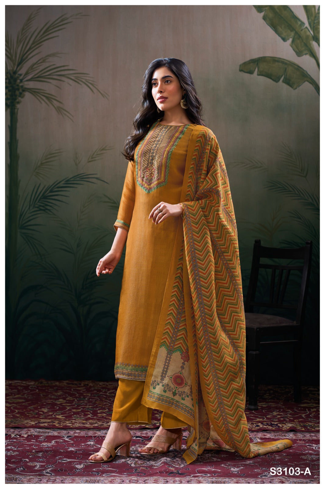 Ganga KIRTHVI S3101| Ganga Suits Wholesaler in Rohtak – Ashok Lal & Sons