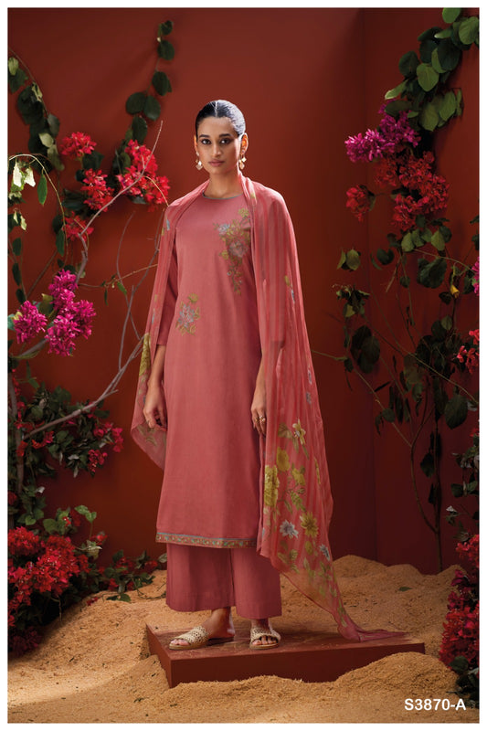 Ganga JESSA S3870| Ganga Suits Wholesaler in Rohtak – Ashok Lal & Sons