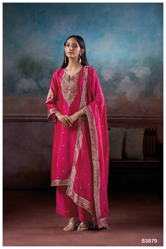 GANGA AVRY S3879 | GANGA SUITS WHOLESALER ASHOK LAL & SONS, ROHTAK