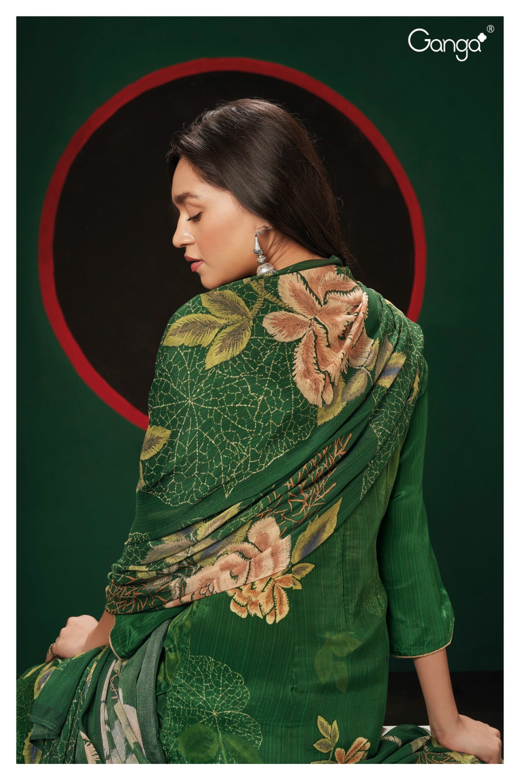 Ganga JAZLYN S2066 | Premium Bemberg Silk Suit – Ganga Suits Ashok Lal & Sons