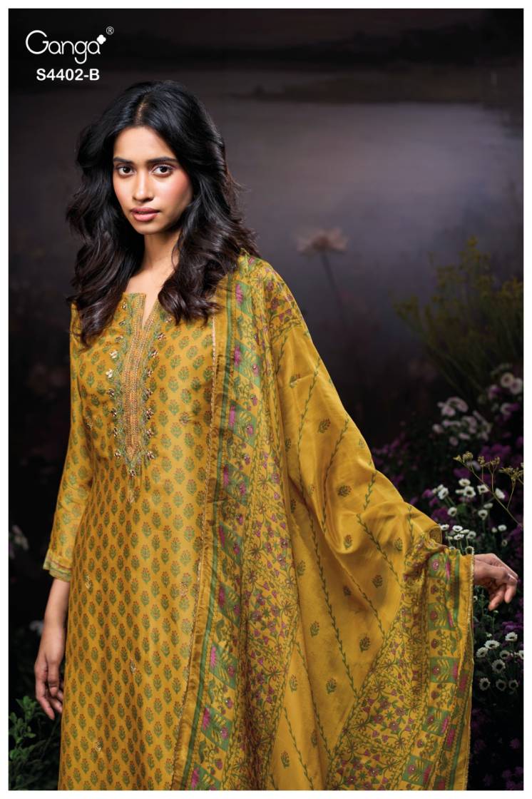 BUY GANGA SUITS ONLINE WITH PRICE GANGA AARIKA S4402 FRONT VIEW