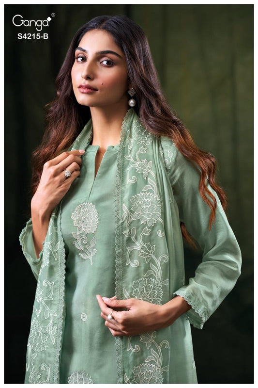 BUY GANGA SUITS ONLINE GANGA AARISHA S4215 TOP DESIGN