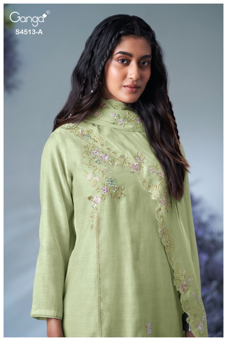 BUY GANGA SUITS ONLINE GANGA AAYRA S4513 PREMIUM SUIT