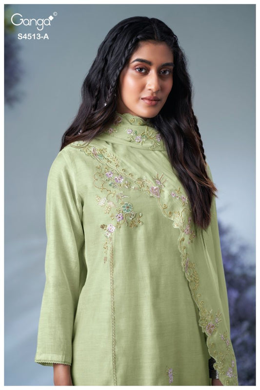 BUY GANGA SUITS ONLINE GANGA AAYRA S4513 PREMIUM SUIT