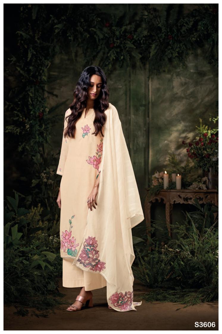 BUY GANGA SUITS ONLINE SALE GANGA ANUSHA S3606 FULL SET