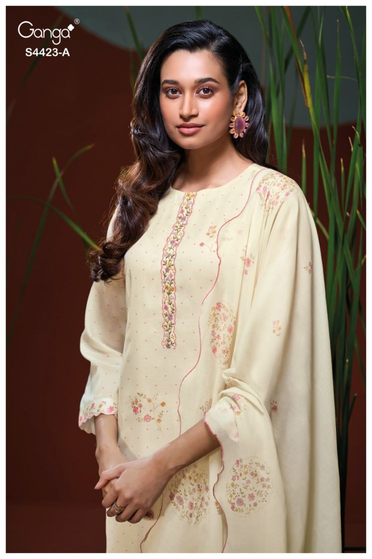 BUY GANGA SUITS WITH PRICE GANGA BETHRA S4423 PREMIUM SUIT