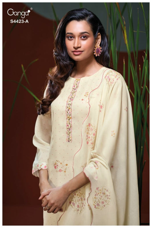 BUY GANGA SUITS WITH PRICE GANGA BETHRA S4423 PREMIUM SUIT