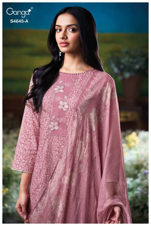 GANGA BINALEE S4645 PREMIUM COTTON SUIT