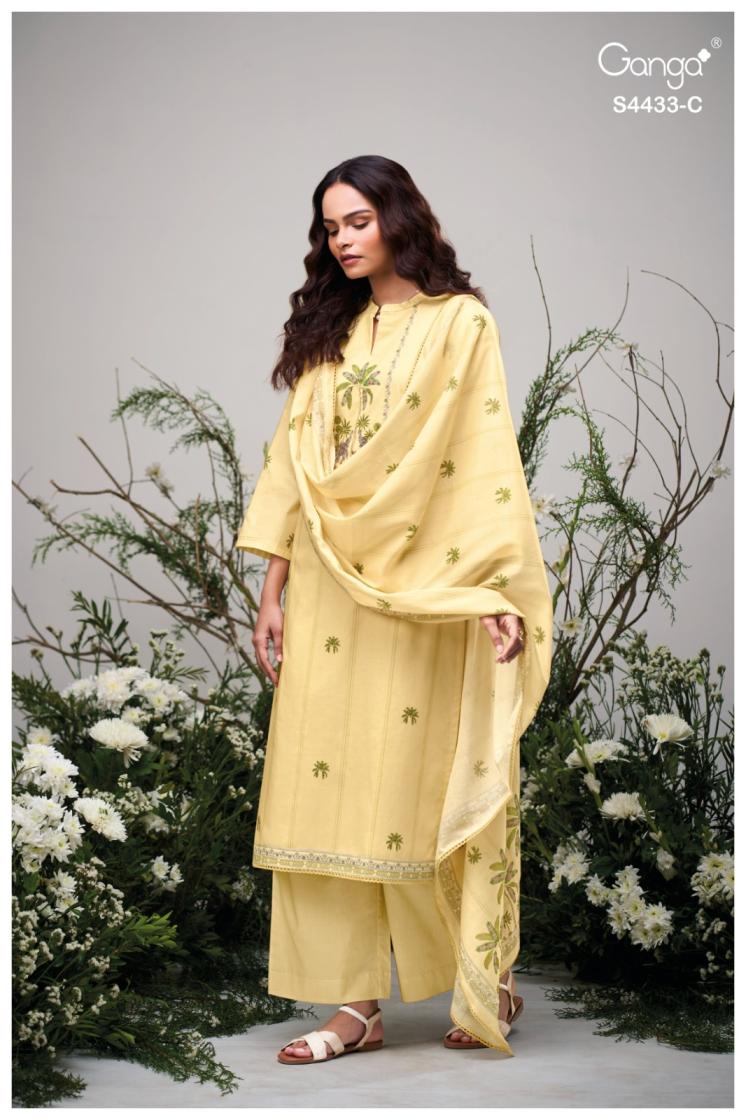 BUY GANGA SUITS ONLINE SALE GANGA BREEYA S4433 TOP DESIGN