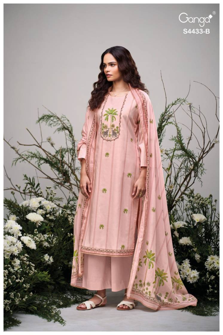 BUY GANGA SUITS ONLINE SALE GANGA BREEYA S4433 PREMIUM SUIT