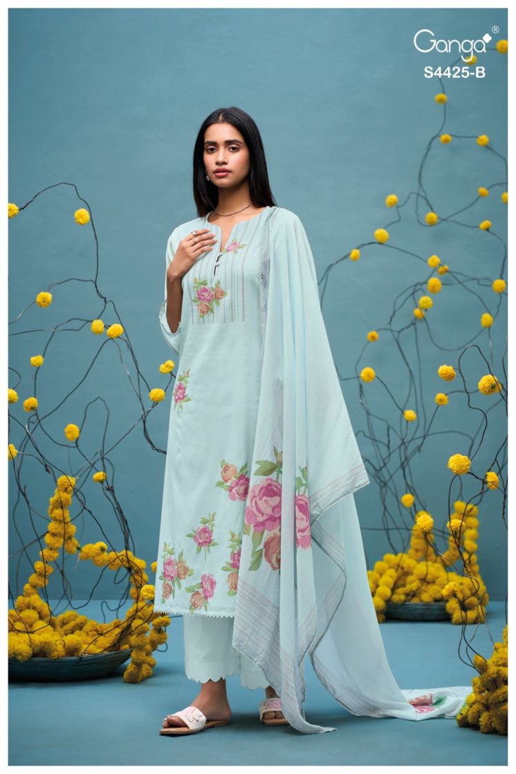 BUY GANGA SUITS ONLINE SALE GANGA BRESHTI S4425 TOP DESIGN