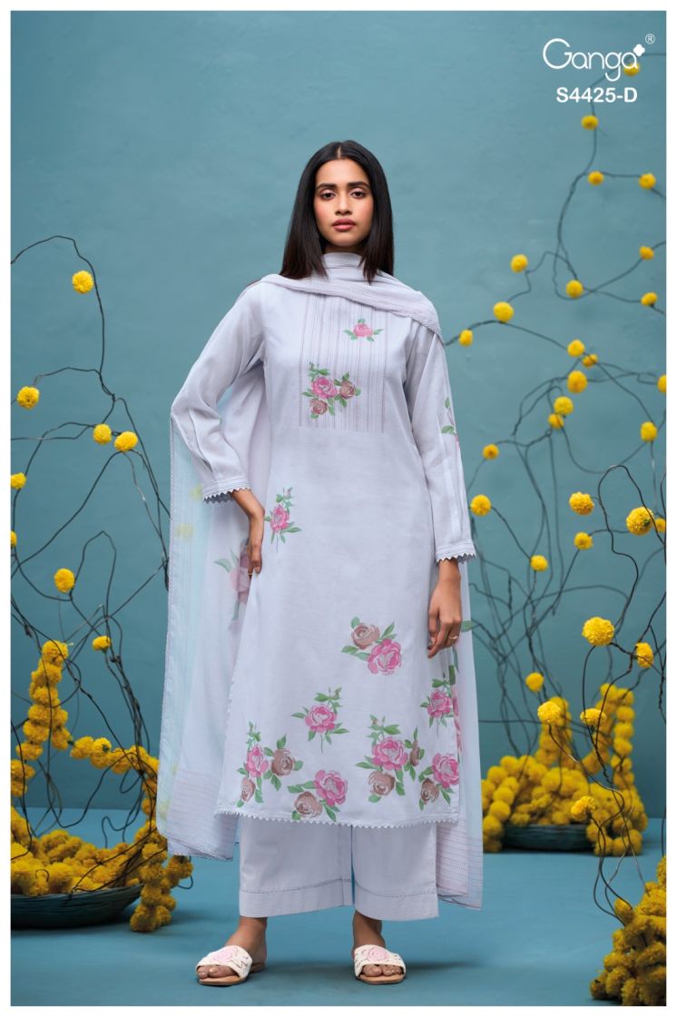 BUY GANGA SUITS ONLINE SALE GANGA BRESHTI S4425 CLOSEUP IMAGE