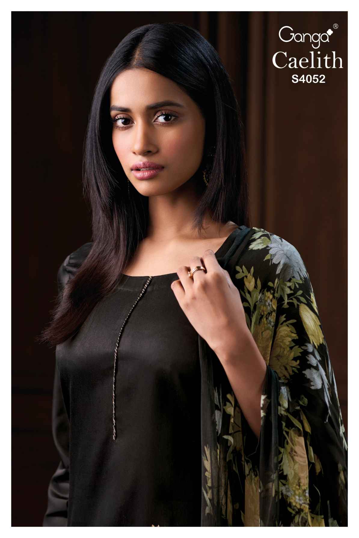 BUY GANGA SUITS ONLINE GANGA CAELITH S4052 BACK VIEW