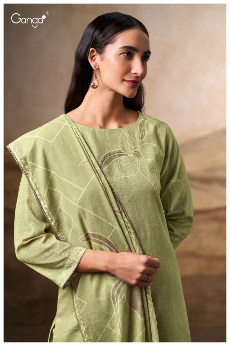 BUY GANGA SUITS GANGA CAZIA S3694 TOP DESIGN