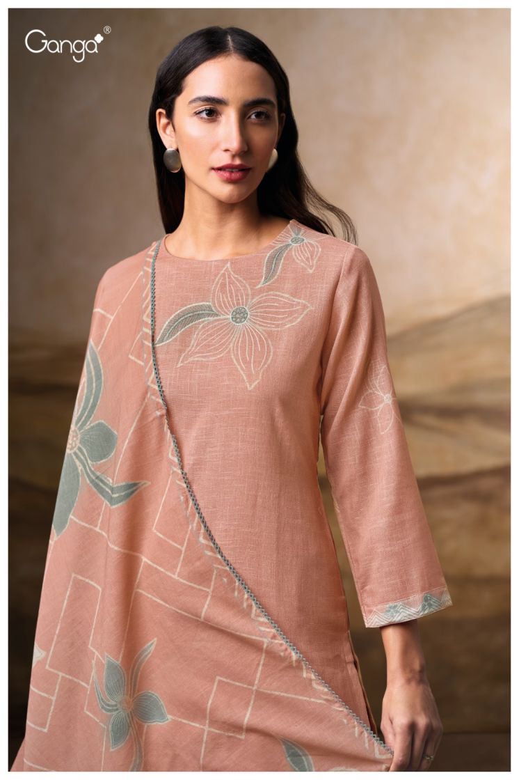 BUY GANGA SUITS GANGA CAZIA S3694 CLOSEUP IMAGE