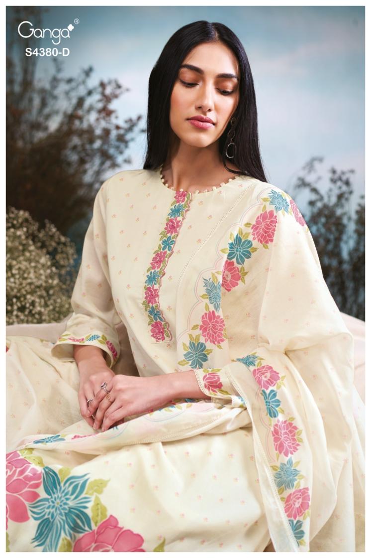 BUY GANGA SUITS ONLINE SALE GANGA CERAYA S4380 PREMIUM SUIT