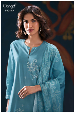 GANGA DAIRA S5014 PREMIUM COTTON SUIT