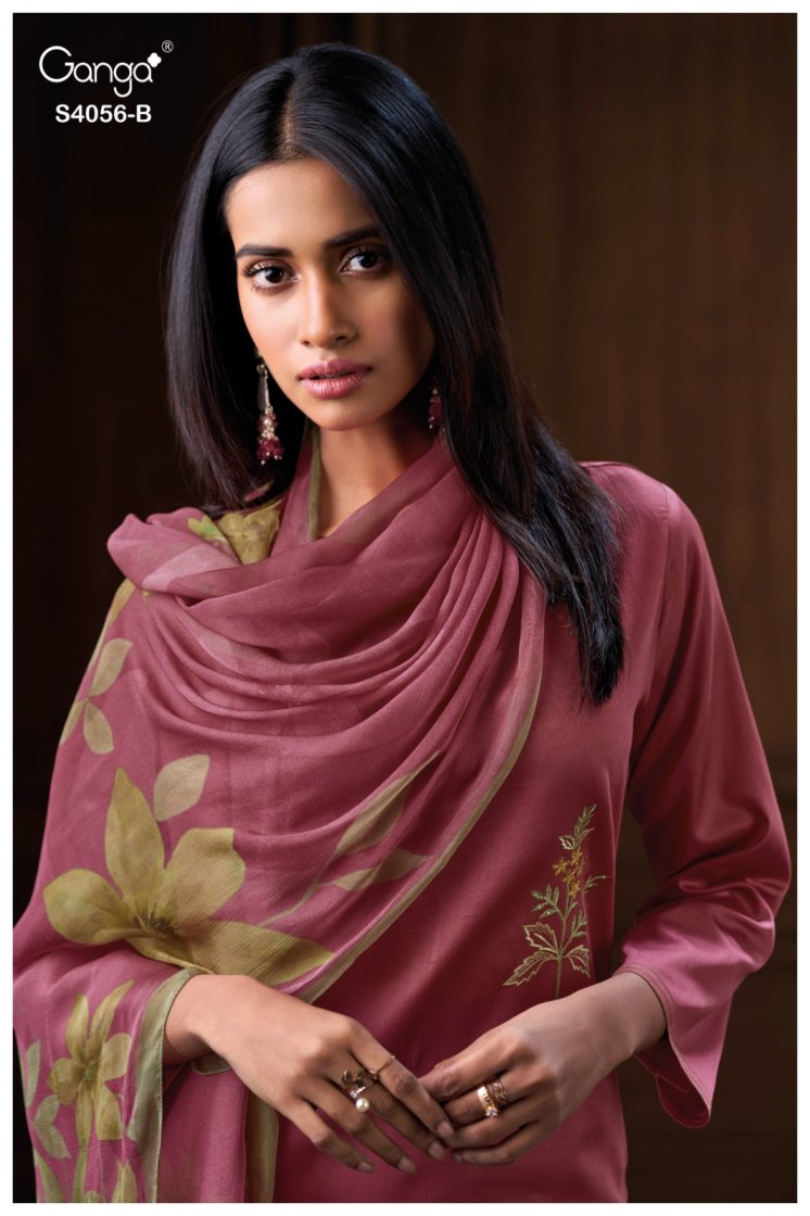 BUY GANGA SUITS ONLINE SALE GANGA DEYARA S4056 FULL SET