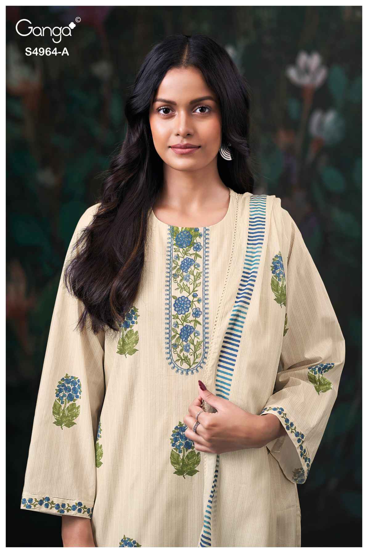 BUY GANGA SUITS GANGA DEYZA S4964 LATEST DESIGN IMAGE