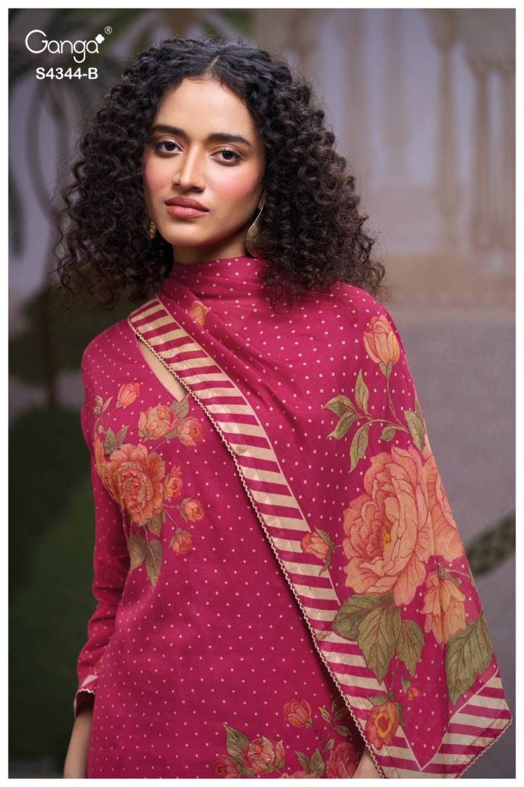 BUY GANGA SUITS WITH PRICE GANGA ELARIS S4344 CLOSEUP IMAGE