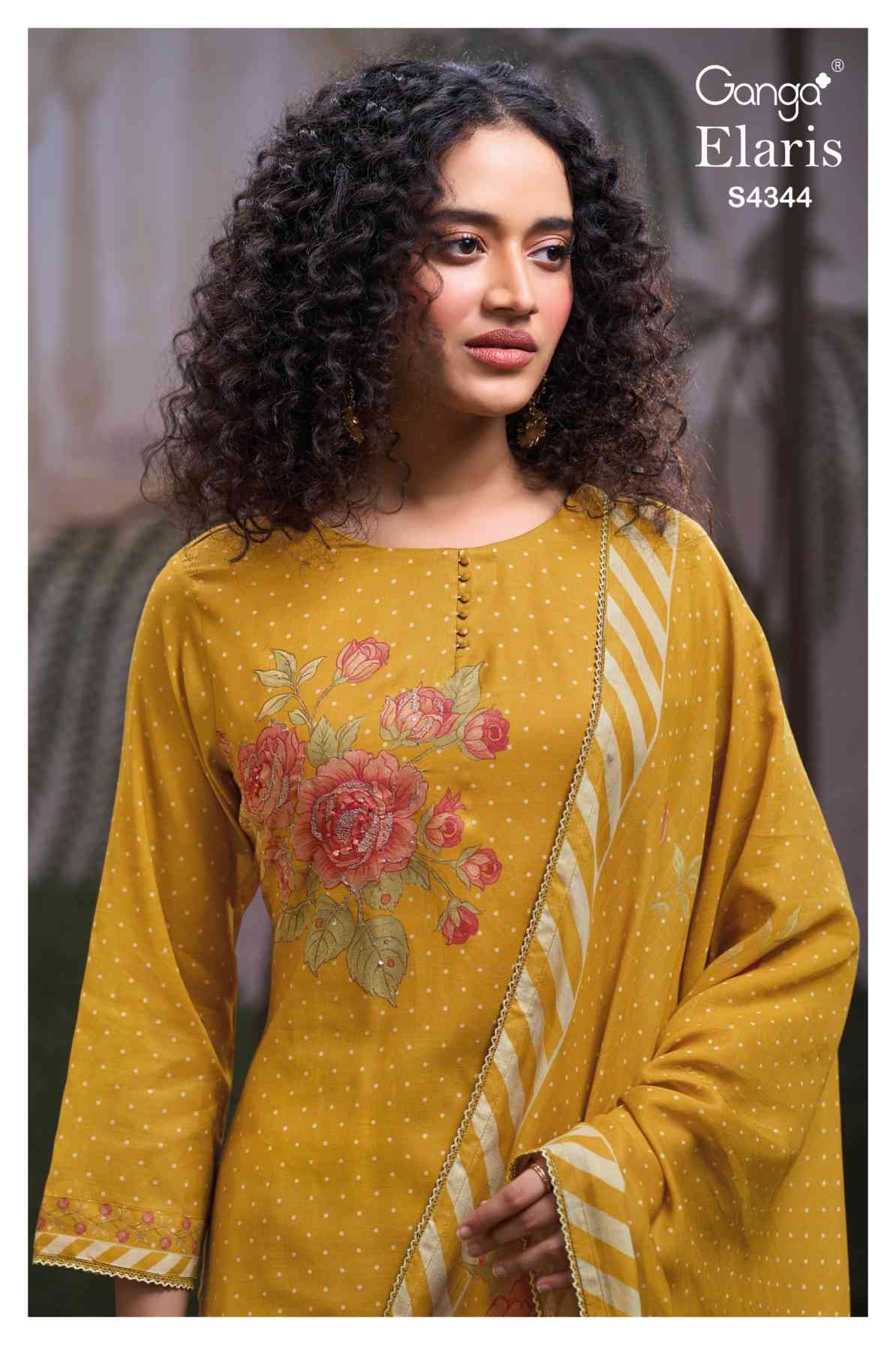 BUY GANGA SUITS WITH PRICE GANGA ELARIS S4344 NEW CATALOGUE