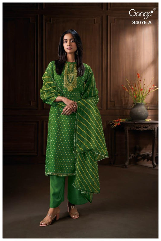 BUY GANGA SUITS WITH PRICE GANGA ENYARA S4076 TOP DESIGN