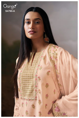 GANGA ESHMITA S4790 PREMIUM MUL SUIT