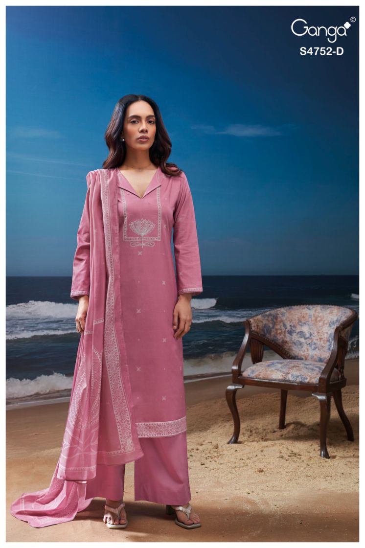 GANGA FAIRA S4752 PREMIUM COTTON SUIT – ASHOK LAL & SONS