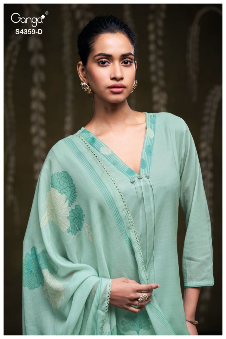 BUY GANGA SUITS SINGLE PIECE GANGA FAYARA S4359 PREMIUM SUIT
