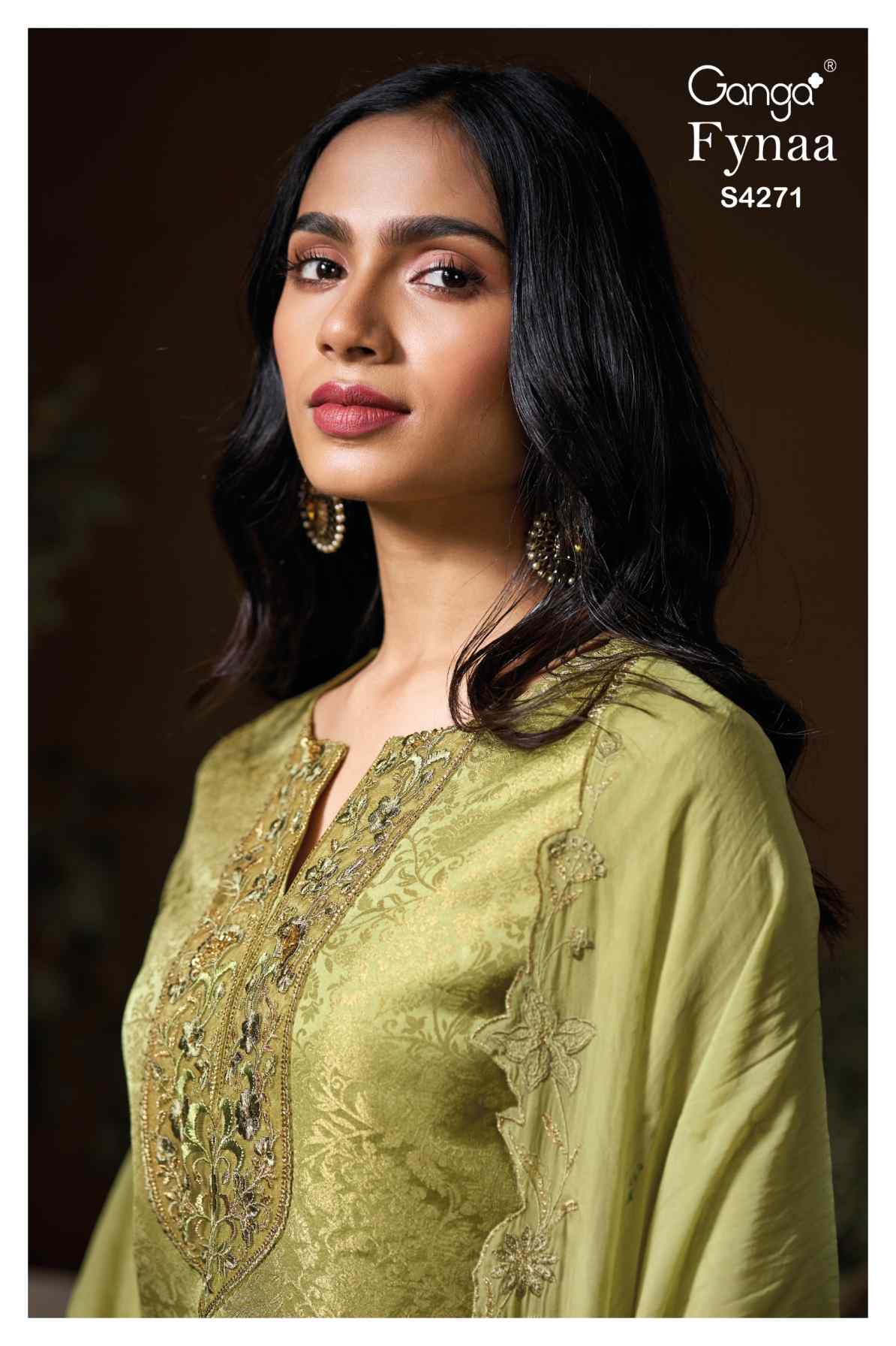 BUY GANGA SUITS ONLINE WITH PRICE GANGA FYNAA S4271 FULL SET