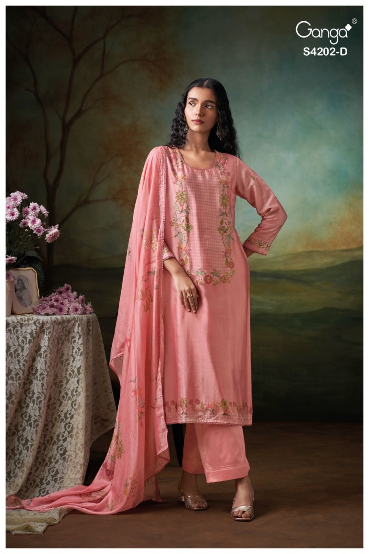 BUY GANGA SUITS ONLINE GANGA GIENA S4202 PREMIUM SUIT