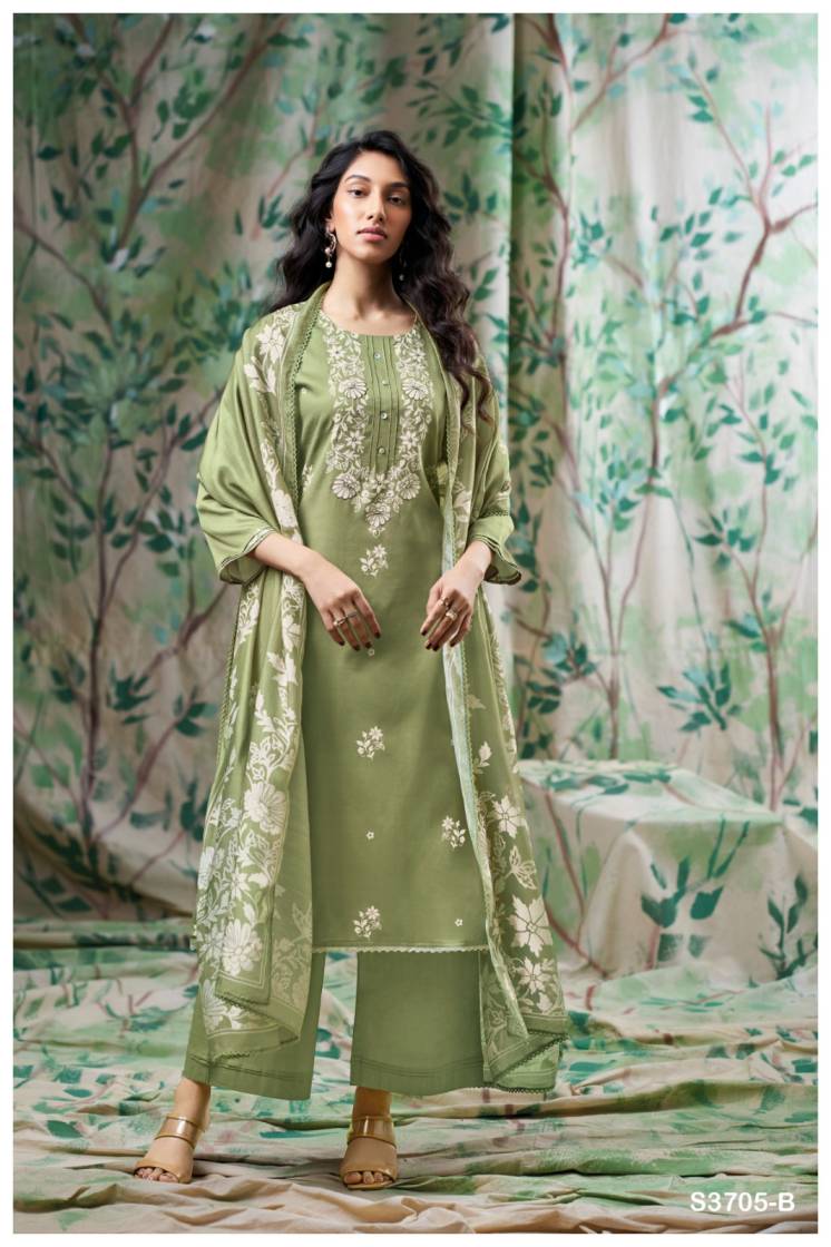 BUY GANGA SUITS SINGLE PIECE GANGA GISELLE S3705 TOP DESIGN