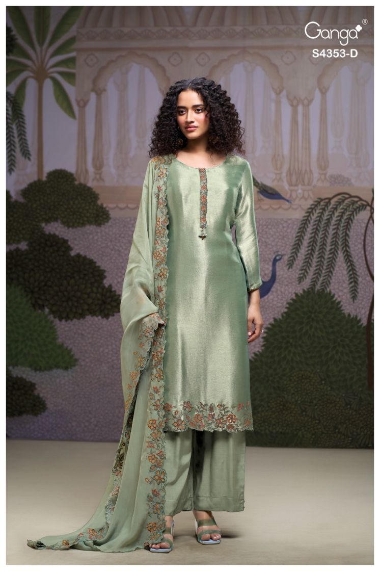 BUY GANGA SUITS ONLINE SALE GANGA GLORINA S4353 PREMIUM SUIT