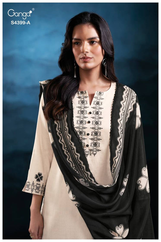 BUY GANGA SUITS ONLINE GANGA HELYNN S4399 NEW CATALOGUE