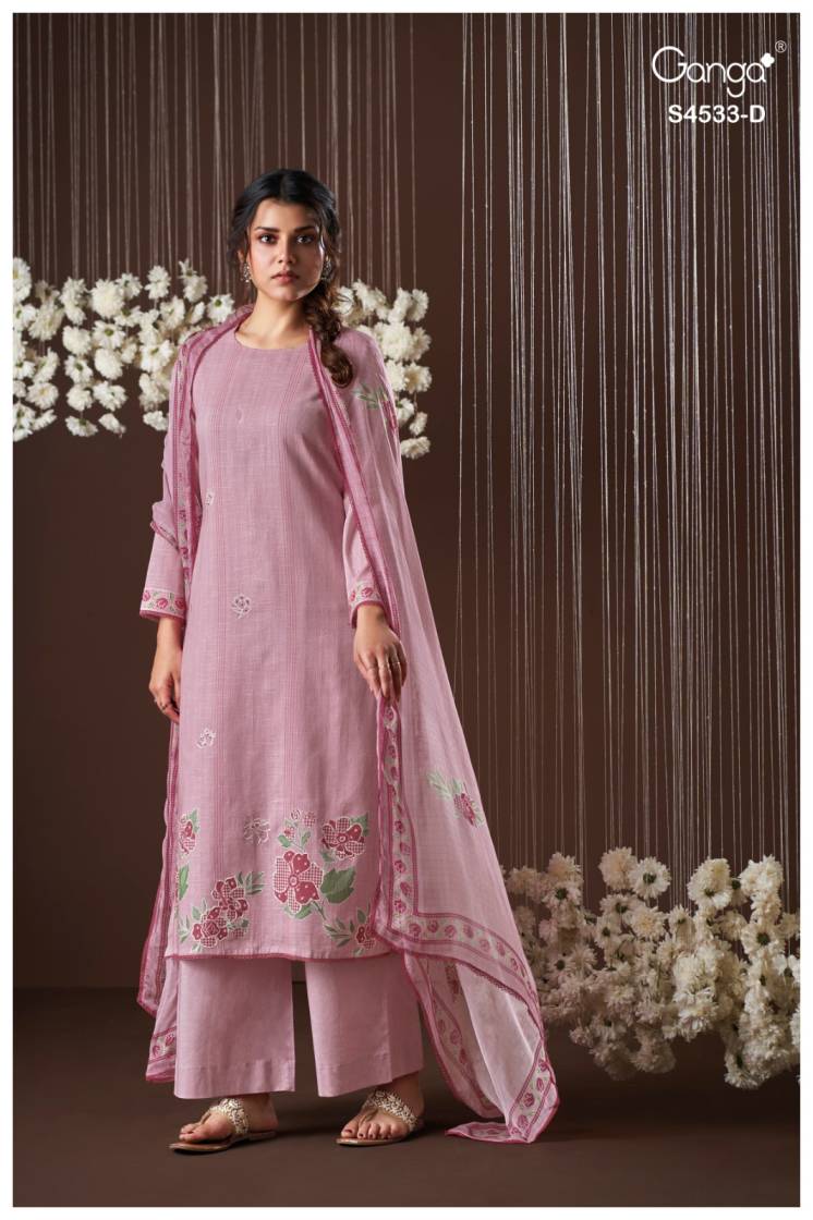 BUY GANGA SUITS ONLINE GANGA HYSRA S4533 NEW CATALOGUE