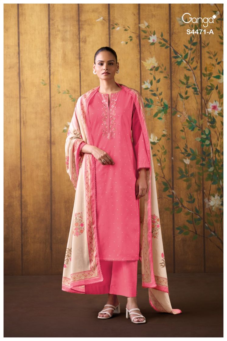 BUY GANGA SUITS ONLINE SALE GANGA IREEM S4471 FULL SET