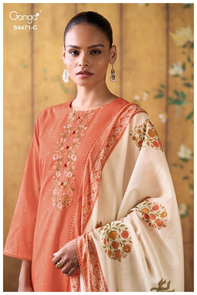 BUY GANGA SUITS ONLINE SALE GANGA IREEM S4471 PREMIUM SUIT