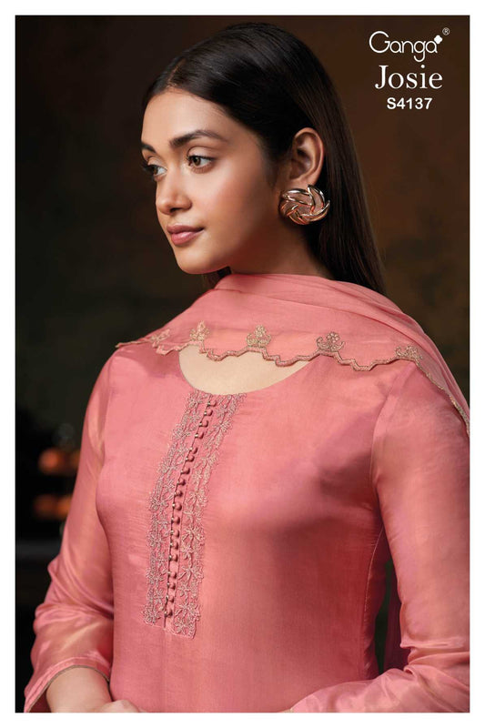 BUY GANGA SUITS ONLINE GANGA JOSIE S4137 FRONT VIEW