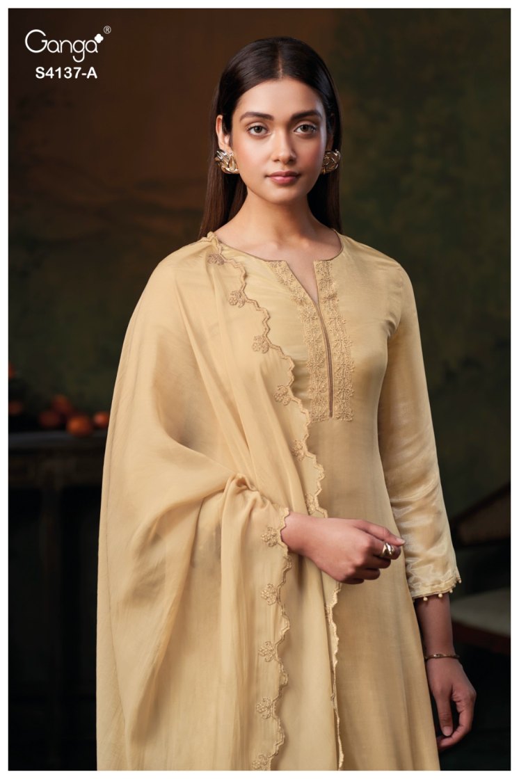 BUY GANGA SUITS ONLINE GANGA JOSIE S4137 FULL SET