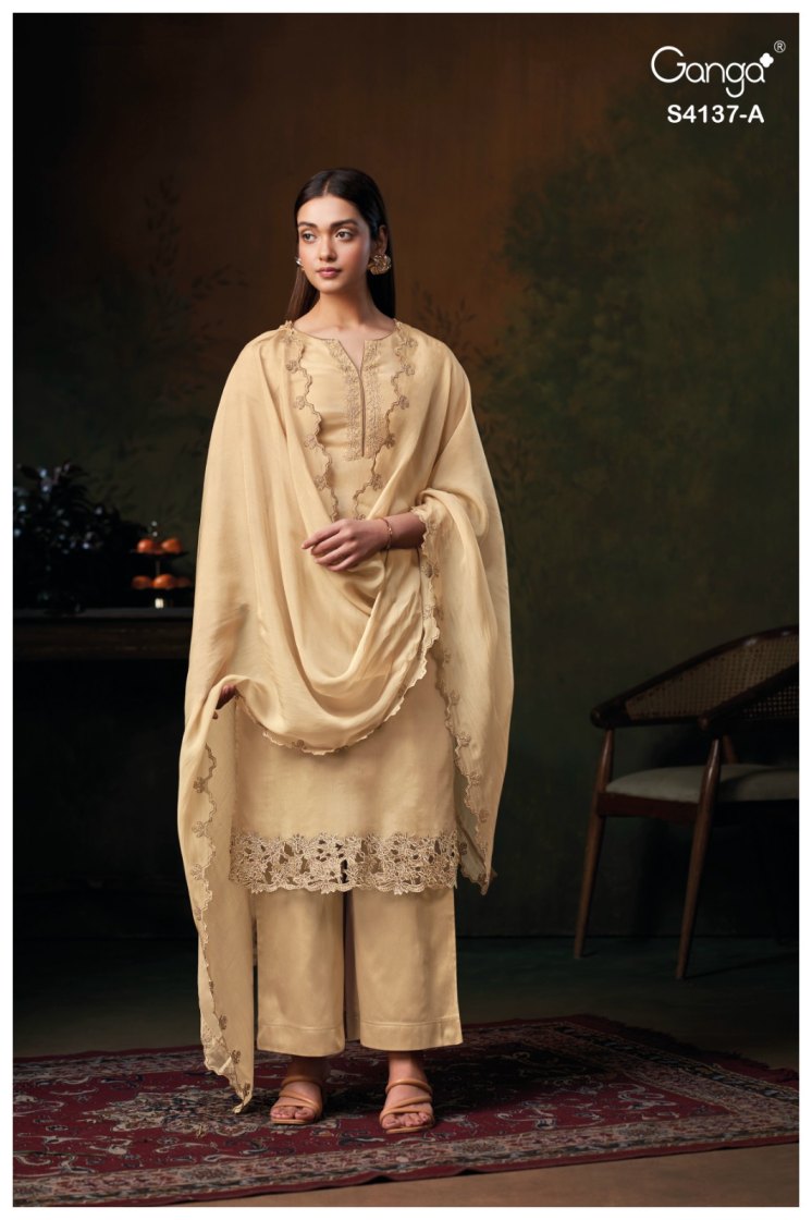 BUY GANGA SUITS ONLINE GANGA JOSIE S4137 TOP DESIGN