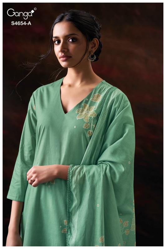 BUY GANGA SUITS ONLINE GANGA KIARAE S4654 TOP DESIGN