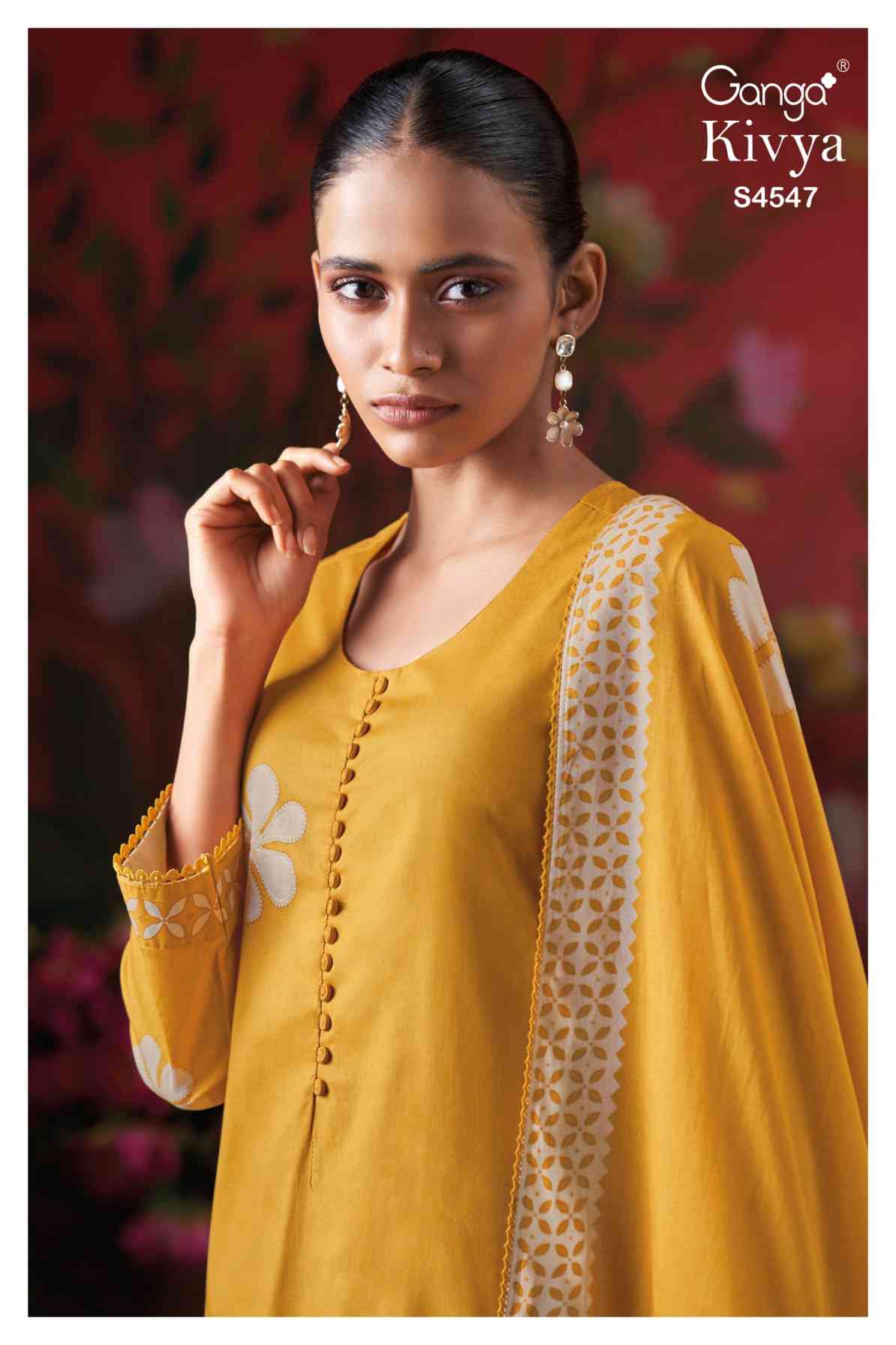 BUY GANGA SUITS ONLINE SALE GANGA KIVYA S4547 FRONT VIEW