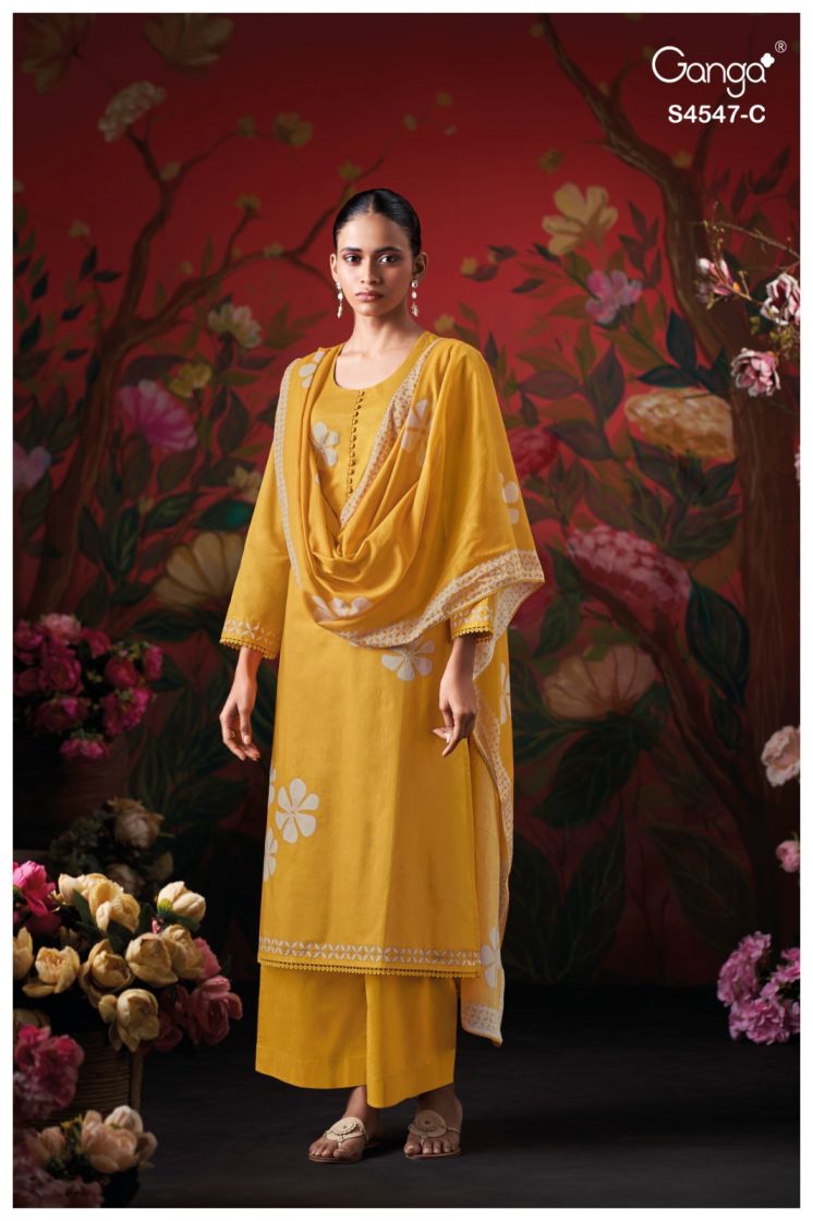 BUY GANGA SUITS ONLINE SALE GANGA KIVYA S4547 PREMIUM SUIT