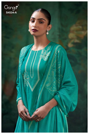 GANGA KRITVI S4534 PREMIUM COTTON SUIT