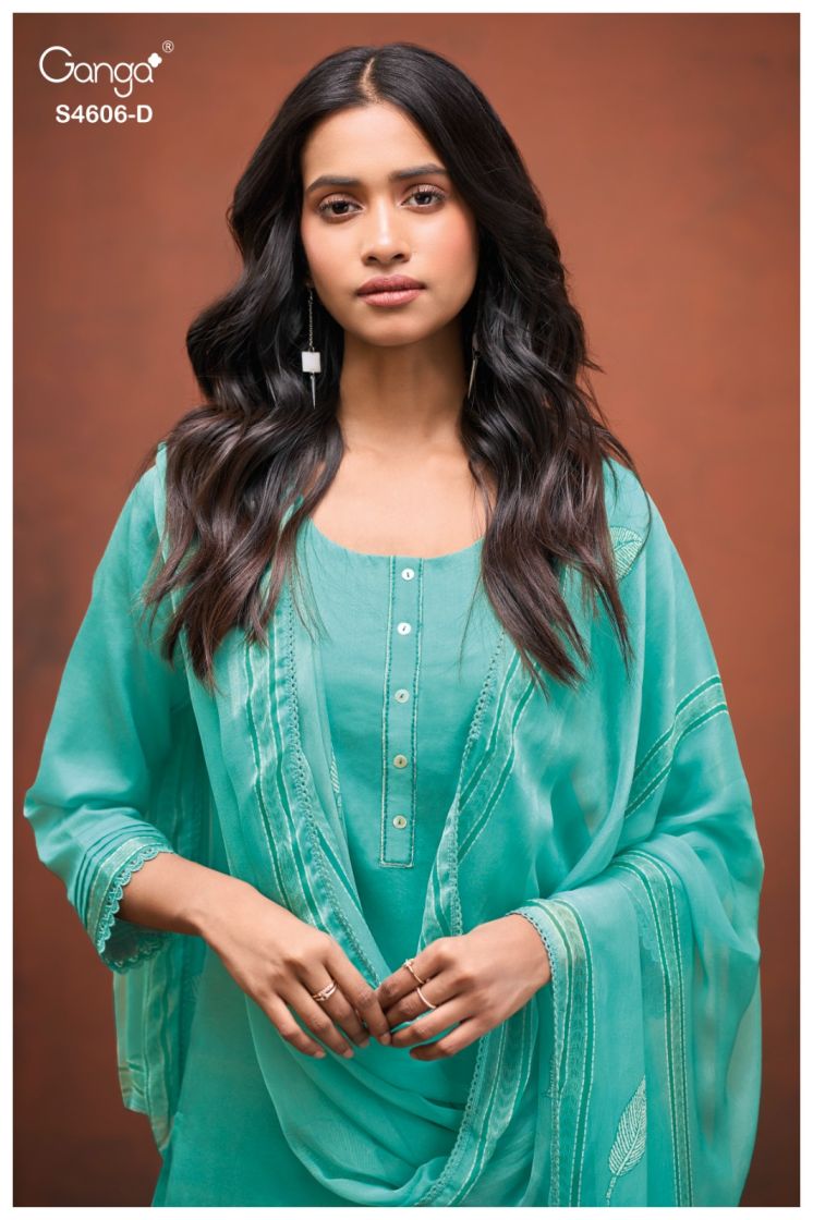 BUY GANGA SUITS ONLINE GANGA LAZEN S4606 PREMIUM SUIT