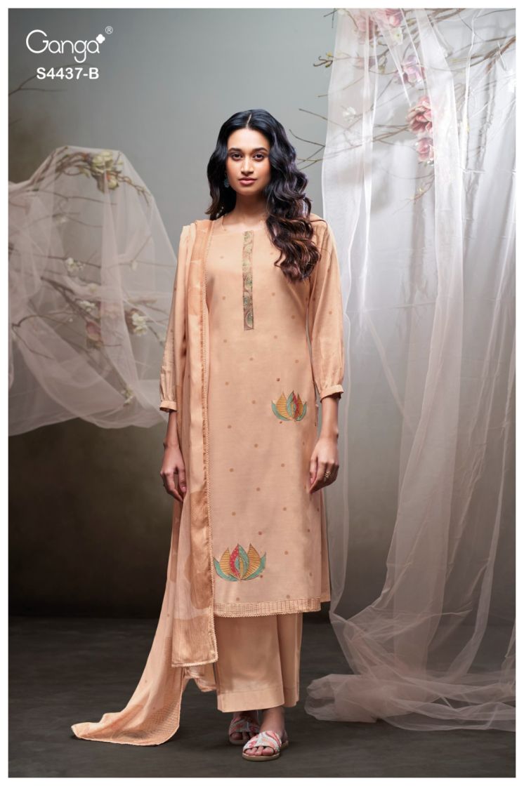 BUY GANGA SUITS ONLINE SALE GANGA LYNAEL S4437 FRONT VIEW