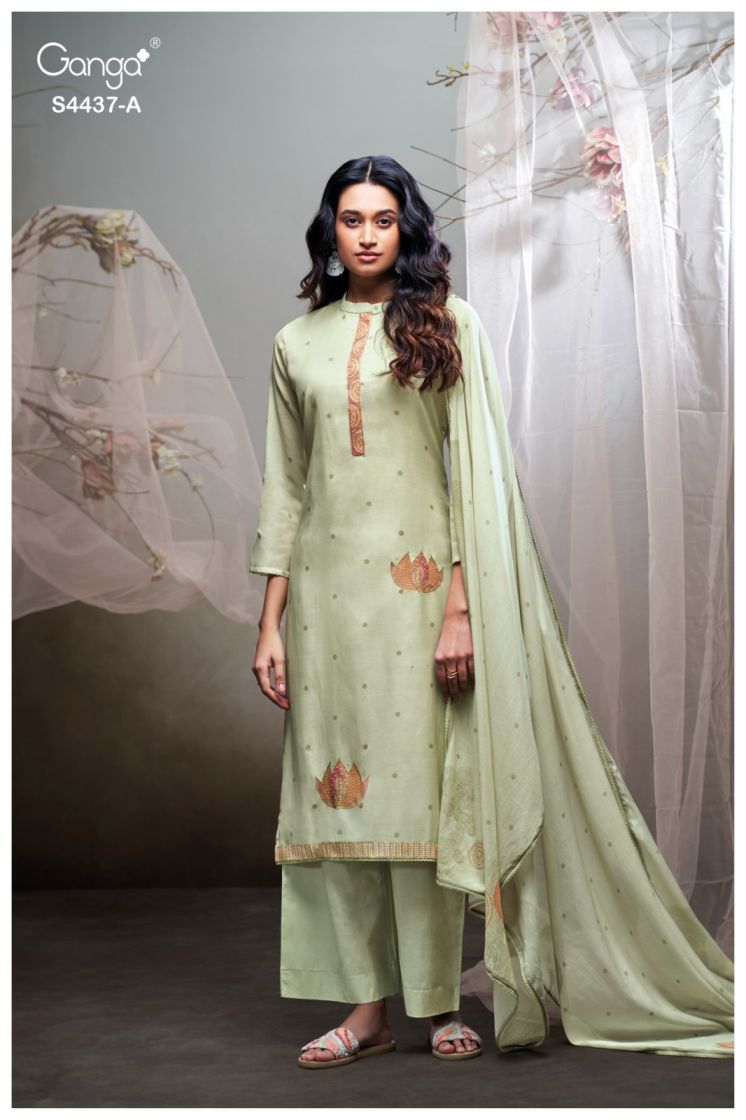 BUY GANGA SUITS ONLINE SALE GANGA LYNAEL S4437 PREMIUM SUIT