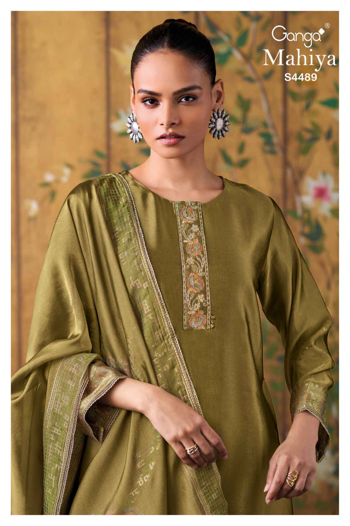 BUY GANGA SUITS GANGA MAHIYA S4489 TOP DESIGN